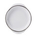 Set de 4 caractere cassolette ronde 14cm blanc cumulus